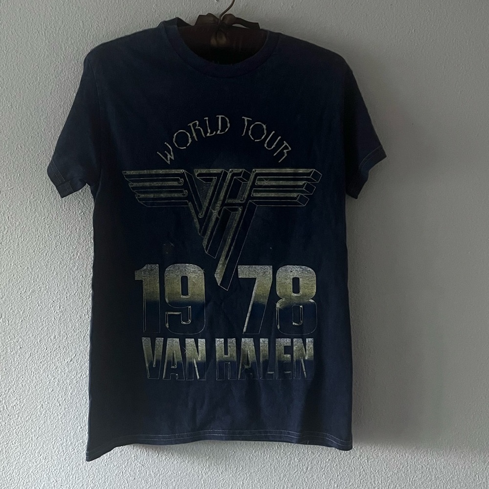 {Van Halen} Brand New 1978 World Tour Graphic Tee